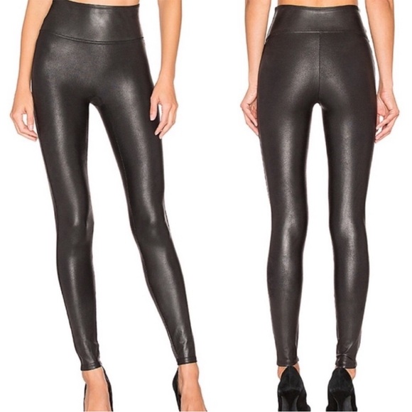 NWOT Spanx Faux Leather Leggings - Picture 3 of 8